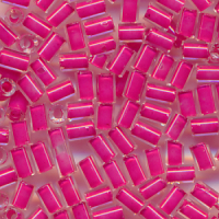 Stiftperlen kristall Farbeinzug fuchsia-pink, Größe 1, 20...