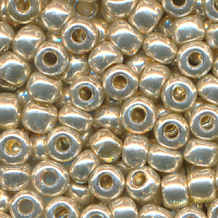 Rocaillesperlen silber metallic