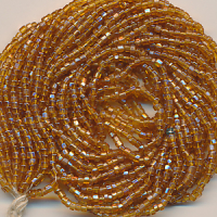 Cut-Hexa nuss-brau transparent lüster, Inhalt 11 g, Größe...